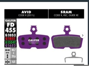 Brugt Galfer Moradas Sram 4 Pistones 2025 Brakes
