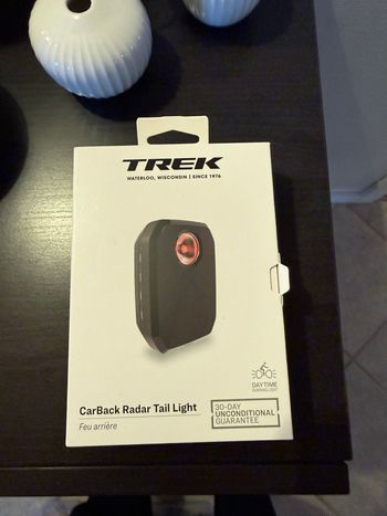 Used Trek CarBack Radar Rear Bike Light 2025 bike — image 1 of 2