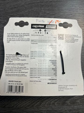 Used Ergotec Potence 70mm bike — image 6 of 6