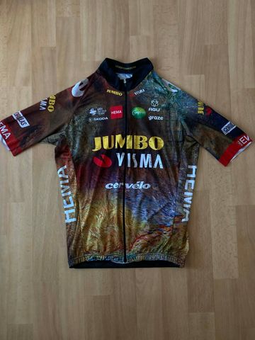 Käytetty jumbo visma Masterpiece Limited TdF AGU jersey 2022 Cycling Clothing