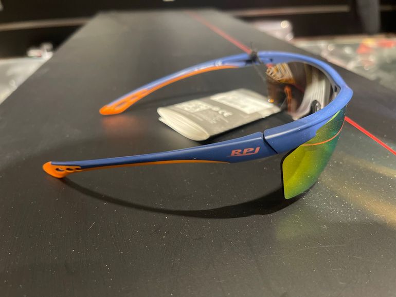 Used RPJ Occhiali da sole ciclismo Sam Blu Navy Matte / Arancio bike — image 2 of 2