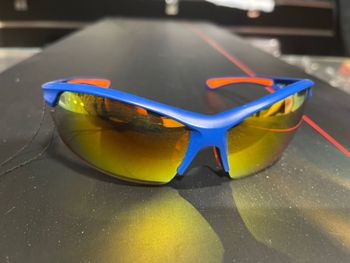 Used RPJ Occhiali da sole ciclismo Occhiali Sprin blu/arancio bike — image 1 of 2