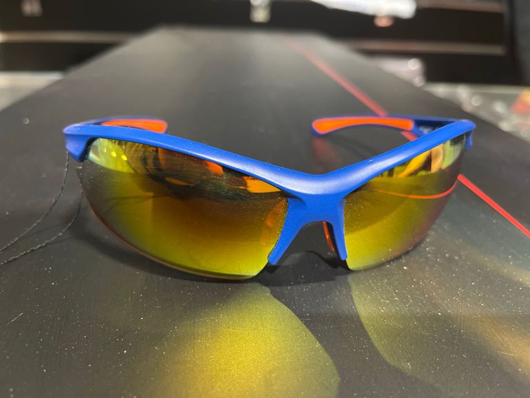 Used RPJ Occhiali da sole ciclismo Occhiali Sprin blu/arancio bike — image 1 of 2