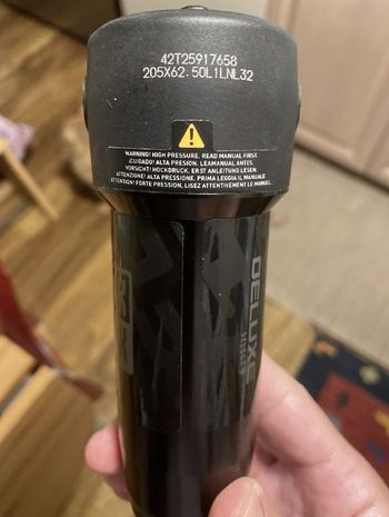 Used RockShox Deluxe Select+ 205x62.5 Trunnion 2025 bike — image 6 of 6