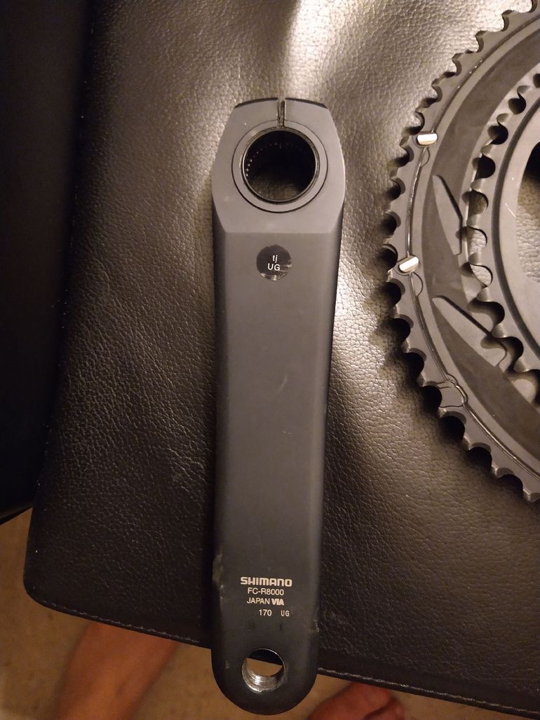 Used Shimano Ultegra 11 Speed Crankset FC-R8000 53-39 170mm 2024 bike — image 3 of 9