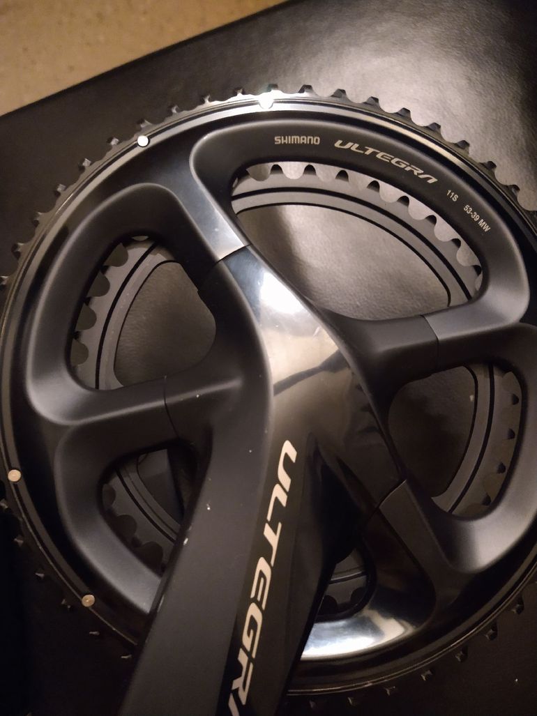 Used Shimano Ultegra 11 Speed Crankset FC-R8000 53-39 170mm 2024 bike — image 4 of 9