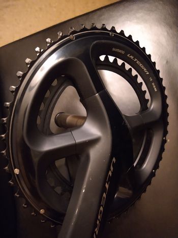 Used Shimano Ultegra 11 Speed Crankset FC-R8000 53-39 170mm 2024 bike — image 8 of 9