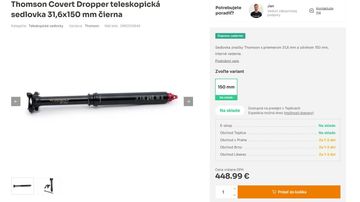 Gebrauchtes Thomson Covert Elite Top Telescopic Dropper bike — Bild 6 von 6