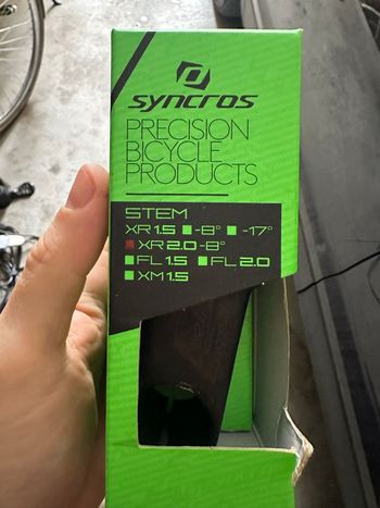 Syncros, XR 2.0 Stem -8°