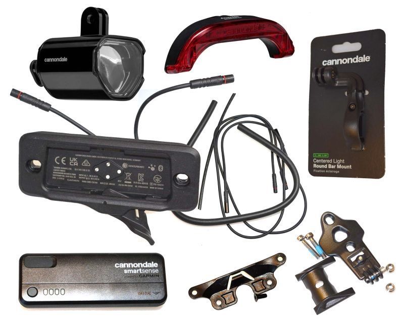 Used Garmin Smartsense Licht+Rücklicht+Akku+Halterungen+Kabel 2024 Cycling Accessories