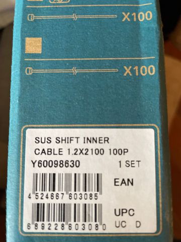 Brugt Shimano Shift inner cables Y600098630 bike — billede 5 af 10