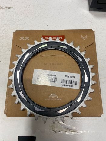 Used Sram XX SL Eagle Chainring Thread Mount T-Type 12-speed D1 Offset 0mm 2025 bike — image 2 of 2
