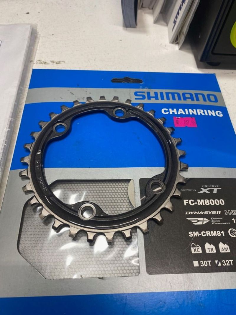 Shimano Deore XT FC-M8000 32 Denti 1x11v 2024 Drivetrain & Pedals d'occasion