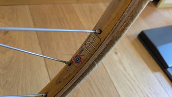 Used Campagnolo Coppia ruote vintage in legno bike — image 2 of 5