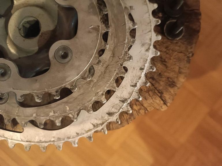 Used ofmega S.I.O. Kurbelgarnitur 170mm Sistema Ingranaggi Ovali bike — image 4 of 5