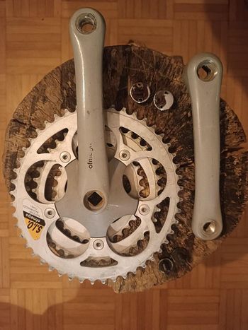 Used ofmega S.I.O. Kurbelgarnitur 170mm Sistema Ingranaggi Ovali bike — image 1 of 5