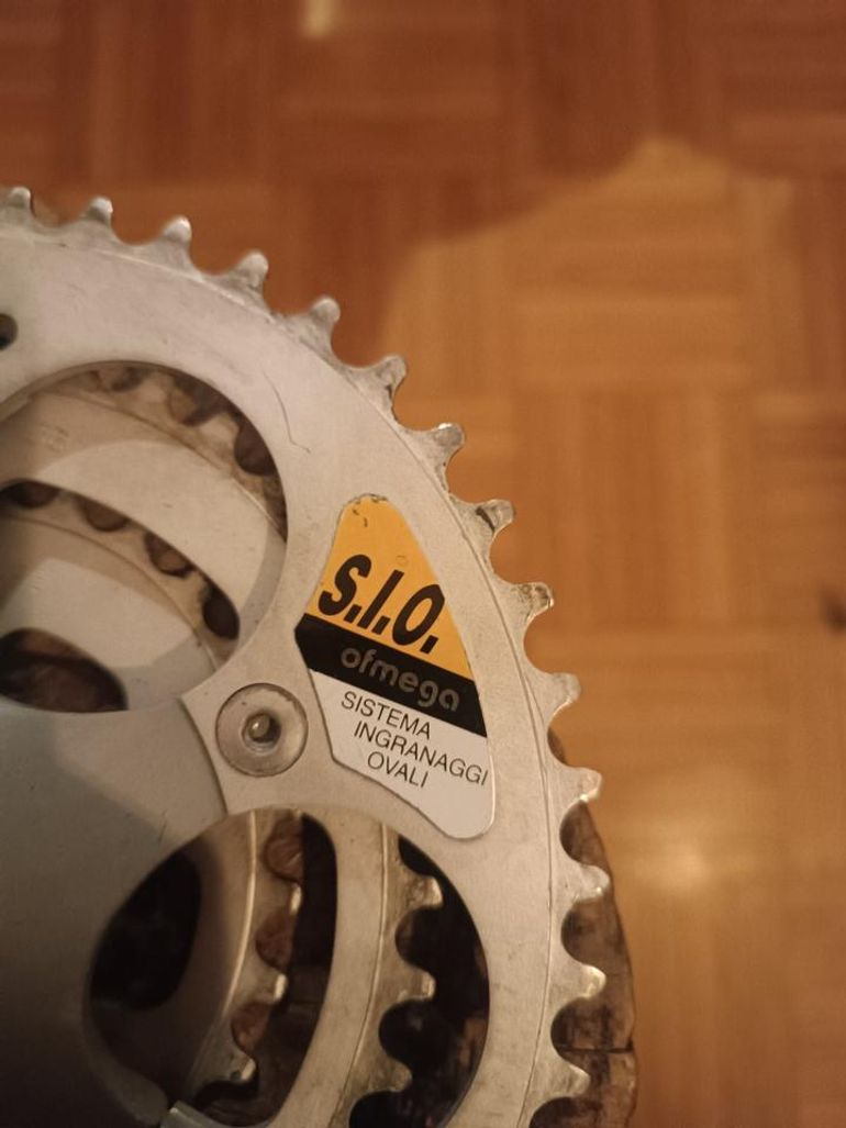 Used ofmega S.I.O. Kurbelgarnitur 170mm Sistema Ingranaggi Ovali bike — image 5 of 5