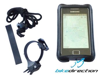BikeDirection Custodia porta Smartphone per manubrio o attacco bici versione Small o Large per cellulari tipo IPhone o Samsung Cycling Accessories d'occasion