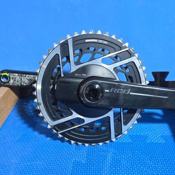 Sram, RED AXS E1 2x Power Meter Crankset DUB 172.5