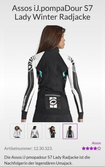Used Assos iJ.pompaDour S7 Jacket 2022 bike — image 5 of 17
