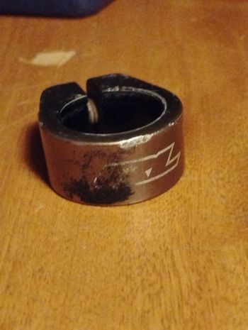 Used Redline Copper RL BMX Seat Post Clamp 2006 bike — image 1 of 2