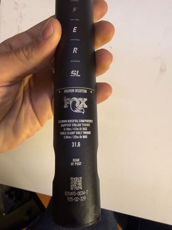 Fox, Transfer SL Dropper Post