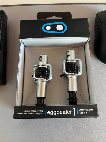 Brugt Crankbrothers Eggbeater 1 Clip-In Pedals Drivetrain & Pedals