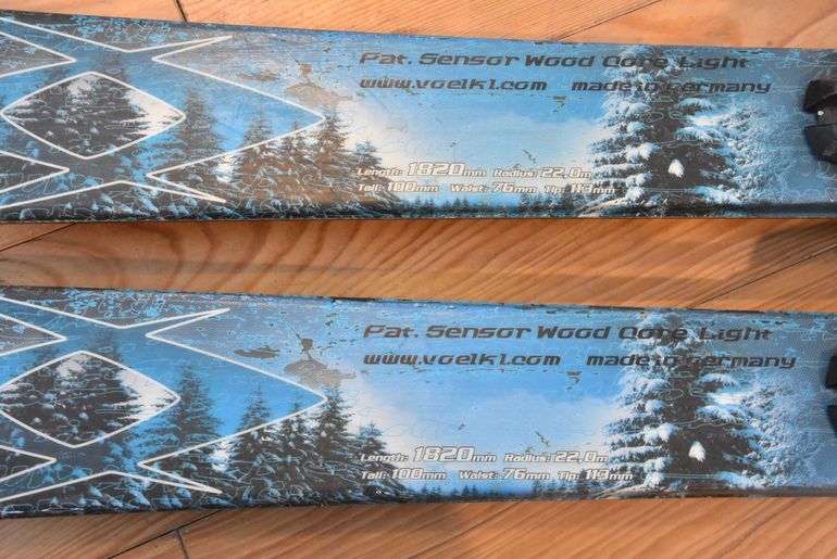 Used VöLKI Skis de piste/randonnée avec bâtons, couteaux et peaux bike — image 7 of 9