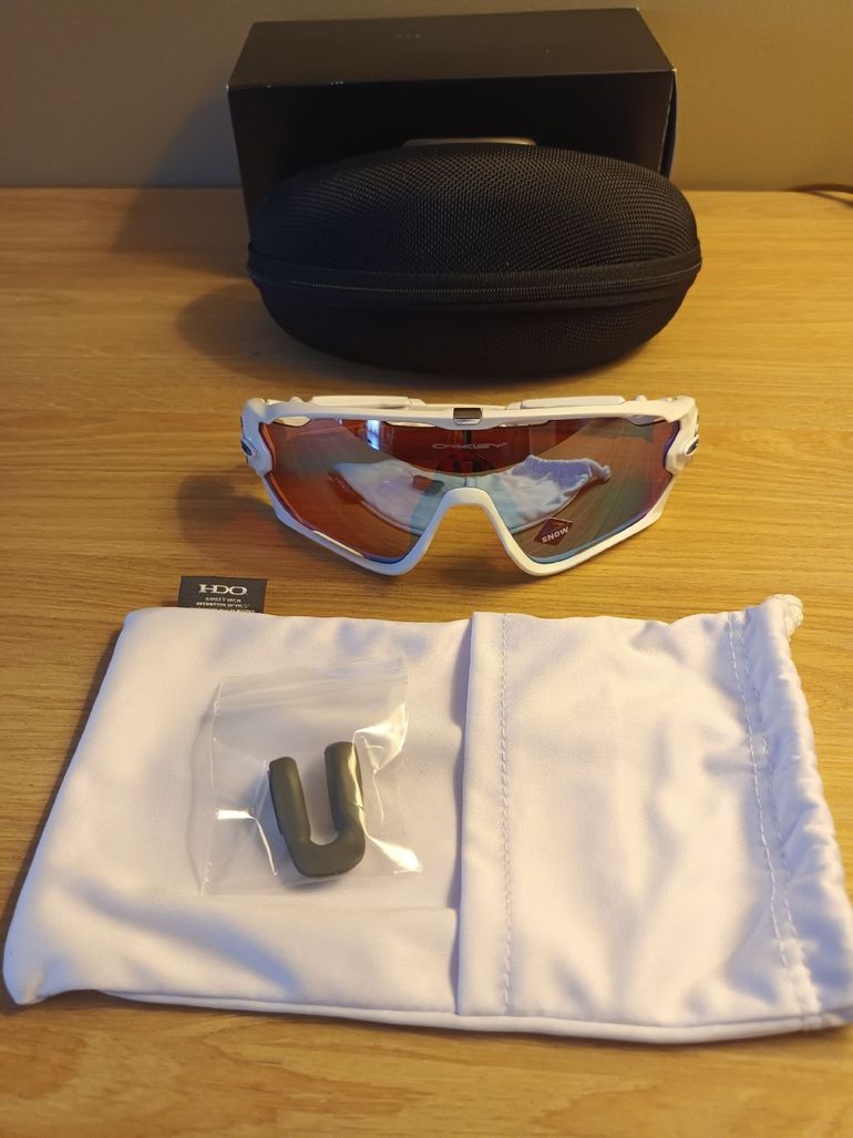 Used Oakley Jawbreaker Prizm Snow Sapphire Goggles 2025 bike — image 1 of 7