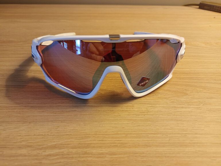 Used Oakley Jawbreaker Prizm Snow Sapphire Goggles 2025 bike — image 2 of 7