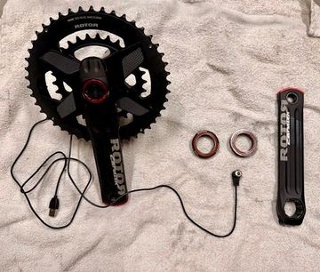 Used Rotor 2INpower Crankset 175mm 2021 Drivetrain & Pedals