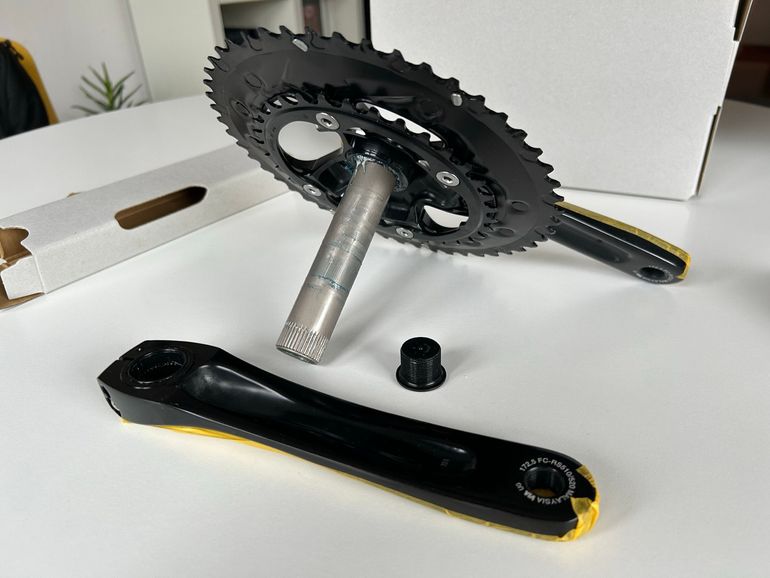 Used Shimano FC-RS520 Crankset 2x12sp 34-50 172.5mm 2025 bike — image 2 of 6