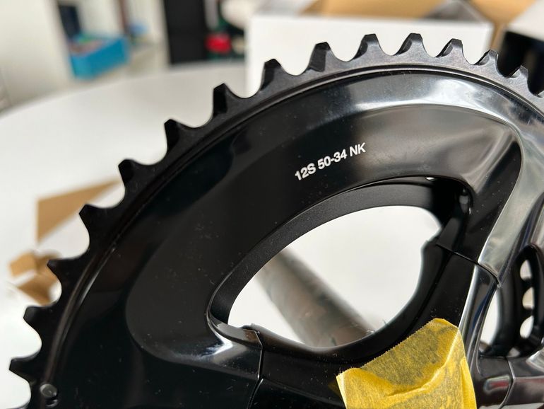 Used Shimano FC-RS520 Crankset 2x12sp 34-50 172.5mm 2025 bike — image 5 of 6