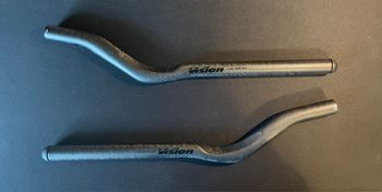 Vision, Metron TFE WA Pro Carbon Aerobar Extensions - J-Bend