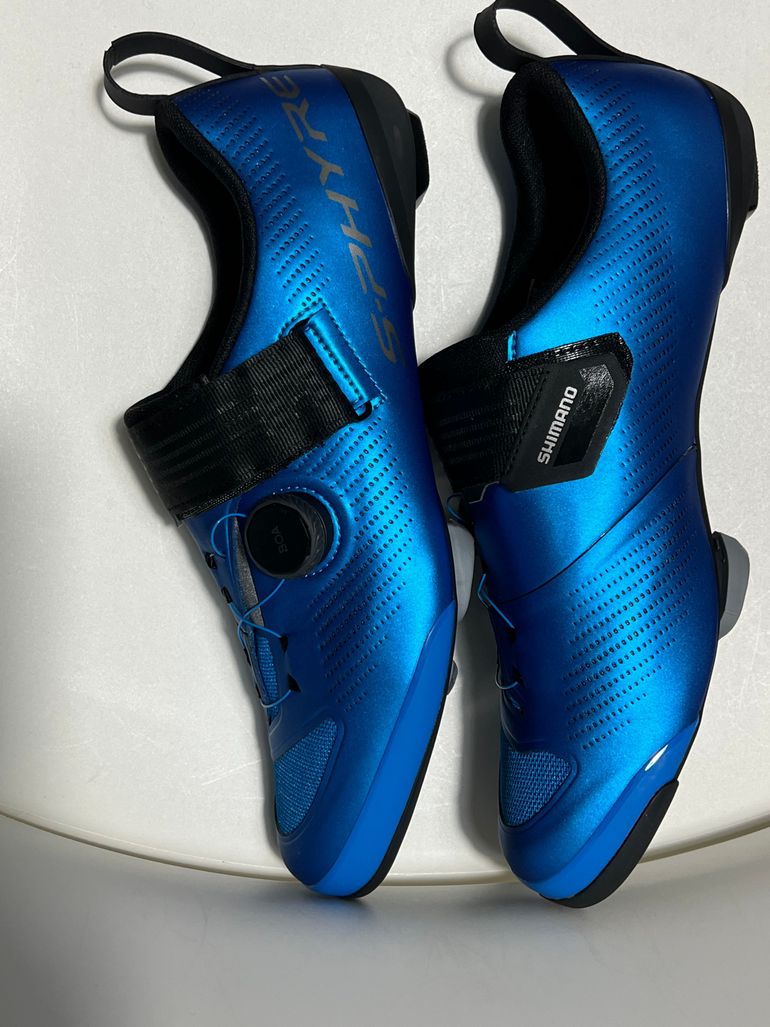 Used Shimano TR9 S-PHYRE Blu Luminoso Taglia 45 2026 bike — image 2 of 8
