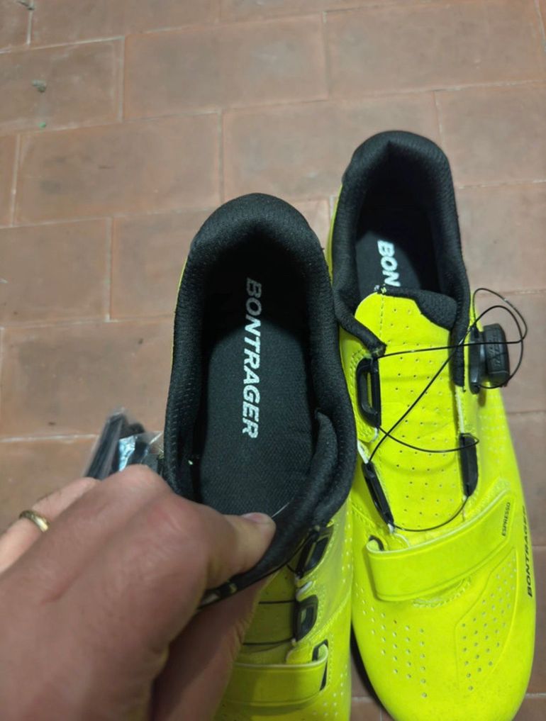 Used Bontrager espresso yellow high visibility bike — image 1 of 6