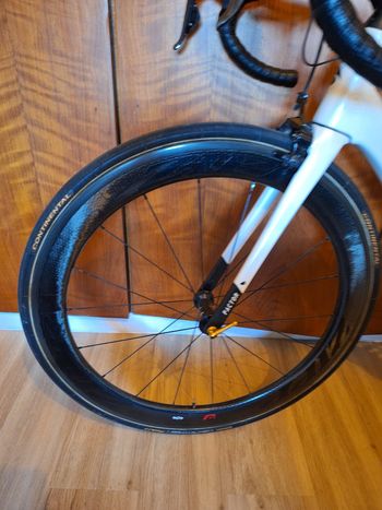 Used Zipp 404 Firecrest Tubular Wheelset Rim Brake 2019 bike — image 2 of 4