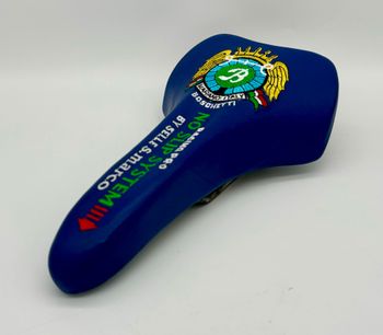 Giorgio Siligardi, Boschetti pantographed Saddle - Blue