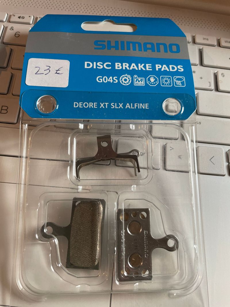 Použité Shimano Disc Brake Pads G04S DEORE XT SLX ALFINE Two pairs Brakes