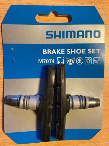 Gebrauchtes Shimano Brake Shoe Set M70T4 One Pair Brakes