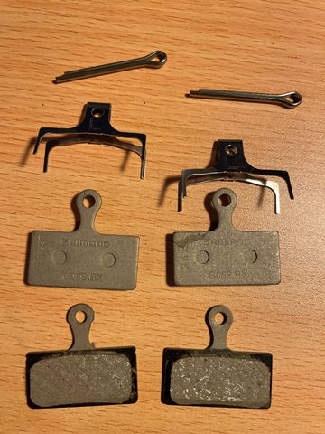 Used Shimano Disc Brake Pads Resin BP-G05S-RX Two pairs Brakes