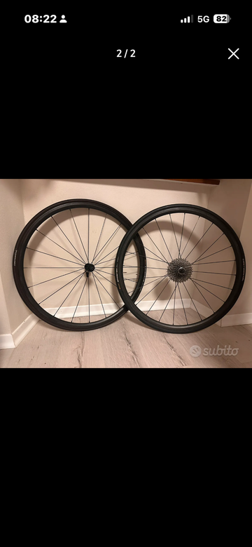 Używany Mavic Ruote bici carbonio per tubolare Wheels