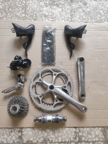 Brugt misto campagnolo/Shimano Gruppo Misto Campagnolo Shimano Groupset