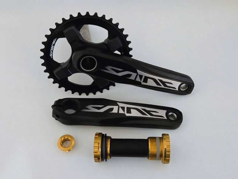 Used Shimano Saint FC-M825 Crankset 165mm 36T Drivetrain & Pedals