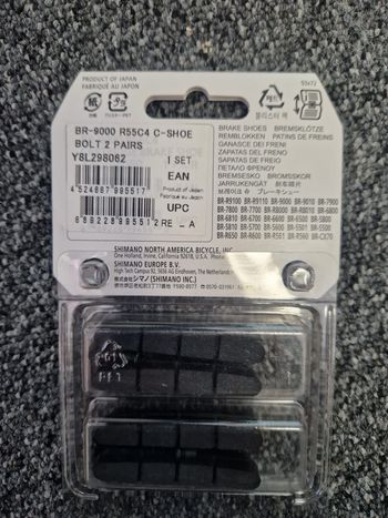 Used Shimano Brake shoes R55C4 2025 bike — image 3 of 3