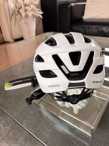 Brugt Bontrager Starvos WaveCel Helmet Small White bike — billede 2 af 5