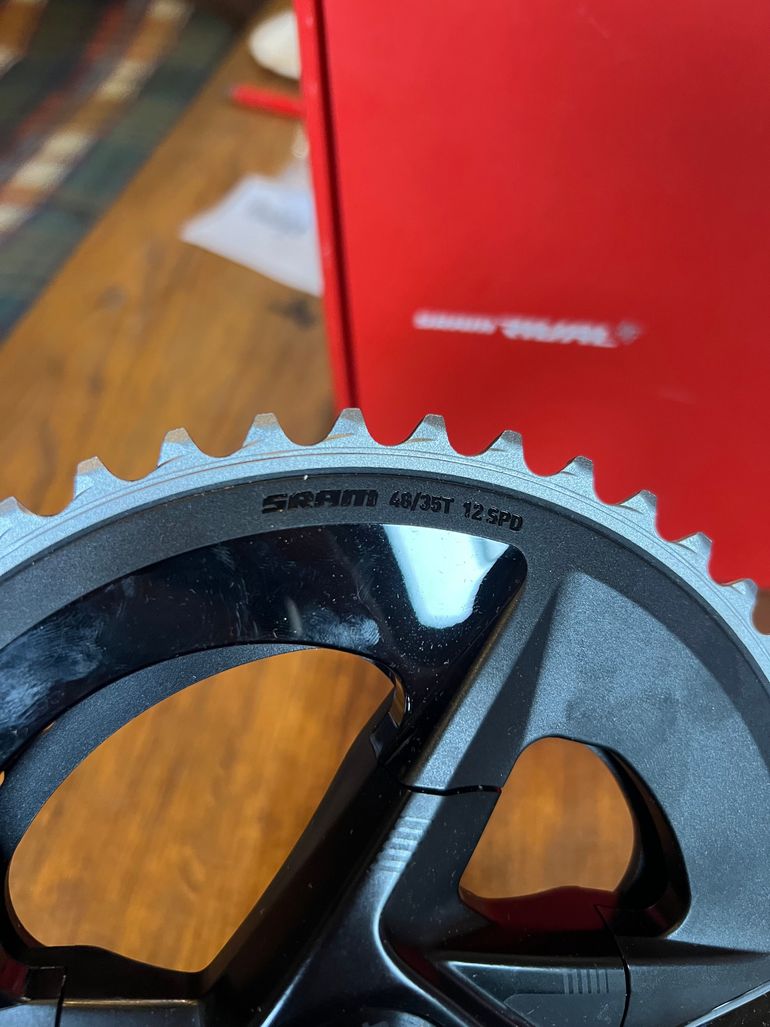 Used Sram Rival Crankset 172.5 DUB 48/35T 12-speed bike — image 6 of 7