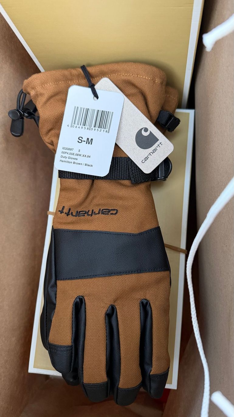 Used carhartt Duty Gloves Hamilton Brown - Black taille S - M bike — image 2 of 13