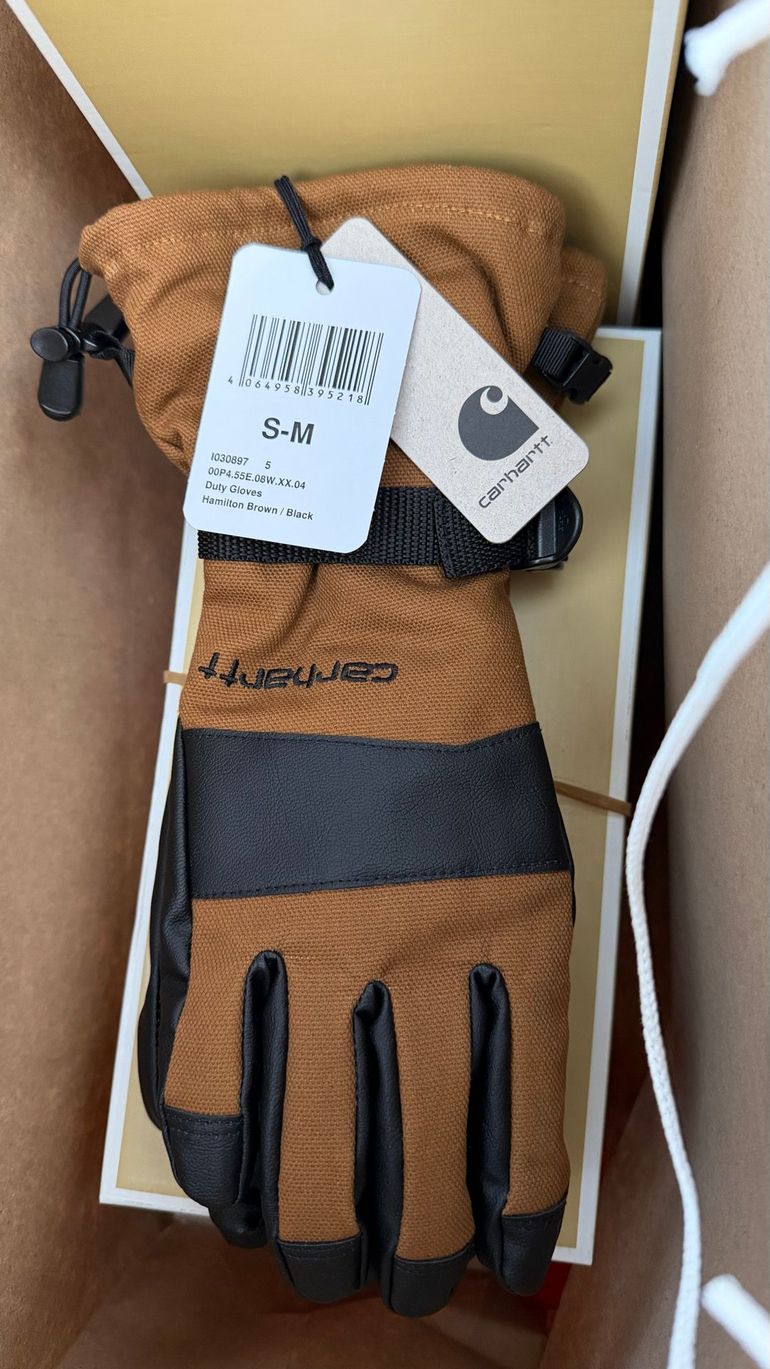 Used carhartt Duty Gloves Hamilton Brown - Black taille S - M bike — image 3 of 13