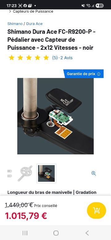 Brugt Shimano Capteur de puissance 2025 bike — billede 5 af 5